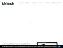 Tablet Screenshot of job2teach.com